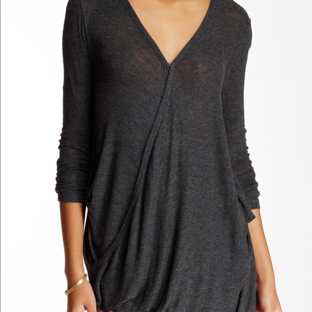 NWT Free People Miss Rose Wrap Blouse
